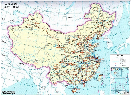 中国地图全图高清版（中国地图全图高清版 铁路）