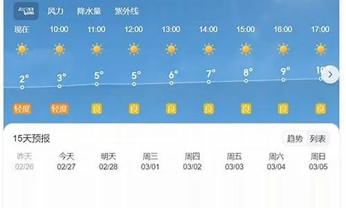 舒兰天气预报（长春天气预报）